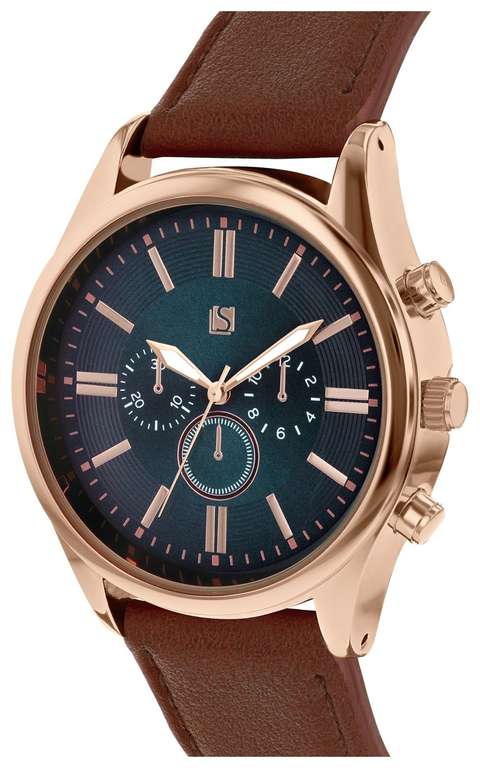 2 Watches for £20 - Spirit Men's Brown Strap Watch + Spirit Men's Silver Colour Bracelet Watch + Free Click & Collect - @ Argos