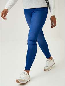 Women’s Erin Bright Blue High Rise Jeggings - £6 + free click and collect at George Asda