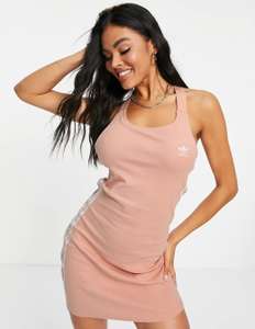 Adidas Adicolor Classic Racerback Dress colours black or blush Free delivery for members - £15.30 via vouchercodes @ Adidas