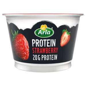 Arla Protein (20g) Strawberry Yogurt 200g - 50p Each or 3 For £1 @ Poundland Derby