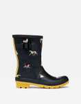 Joules Womens Mid Height Printed Wellies (Various designs e.g Plain, Floral, Animal Print) Sizes 3 to 9 - £14.96 @ Joules Ebay