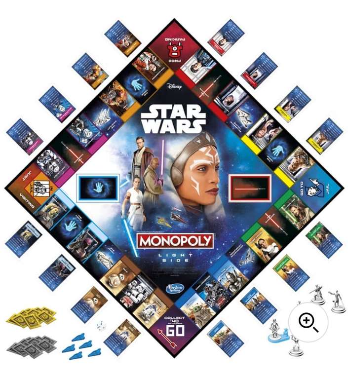 Monopoly: Star Wars Light Side Edition Board Game