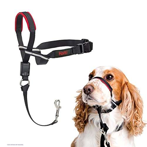 HALTI Optifit Headcollar Size Medium, Dog Head Harness to Stop Pulling on the Lead £11.80 @ Amazon