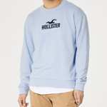 Hollister Relaxed Logo Crew Sweatshirt (5 Colours / Sizes XS-XXL) - £11.60 Member Price + Free Click & Collect @ Hollister