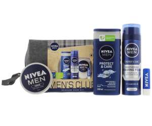 Nivea Men Men's Club Skincare Wash Kit Gift Set £5 + £2.99 delivery @ Chemist Direct