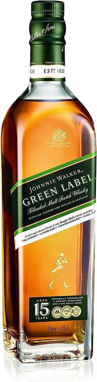 Johnnie Walker Green Label Blended Scotch Whisky with Gift Box, 43% vol, 70cl - £35 @ Amazon (Prime Exclusive Deal)