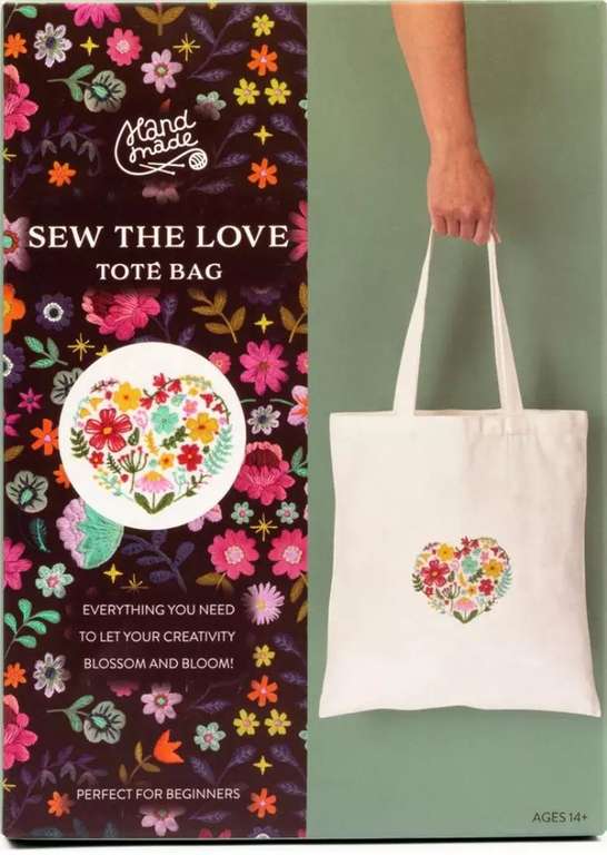 Professor Puzzle Embroider Your Own Tote Bag - White £1.20 (Free Collection / Limited Stock) @ Argos