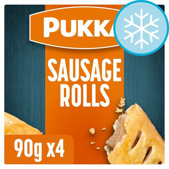 Pukka 4 Sausage Rolls 360G - £1.75 Clubcard Price @ Tesco