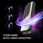 Silicon Power 4TB XS70 Nvme PCIe Gen4 M.2 2280 Internal Gaming SSD W/R Up to 7,200 MB/6,800/s (SP04KGBP44XS7005) Sold by SP EUROPE