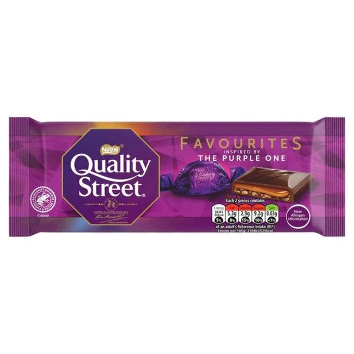 Quality Street The Purple one Chocolate Bar 87g - Letchworth