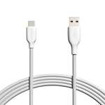 Amazon Basics USB-C 2.0 to USB-A Cable (USB-IF Certified) - 3 m, White, Laptop £6.17 with voucher @ Amazon