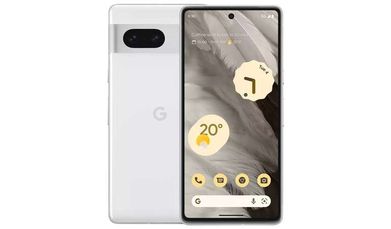 Google Pixel 7 5G 128GB - White / Black + VOXI 200GB 30 Day PAYG SIM - £524 / £424 with additional £100 trade in boost (Collection) @ Argos