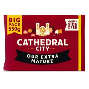 Cathedral City Extra Mature/Mature/Lighter Cheddar Cheese 550g