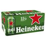 Heineken Premium Lager Beer, 15x440ml - 2 for £22 Offer