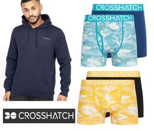 Get a hoodie and a 2 pack of boxers for £13+ £1.99 Delivery with code @ Crosshatch