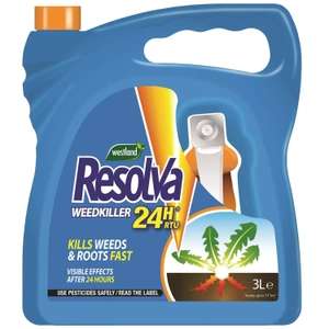 Resolva 24H Weedkiller Ready To Use - 3L only £3 instore @ Homebase Chatham store in Kent