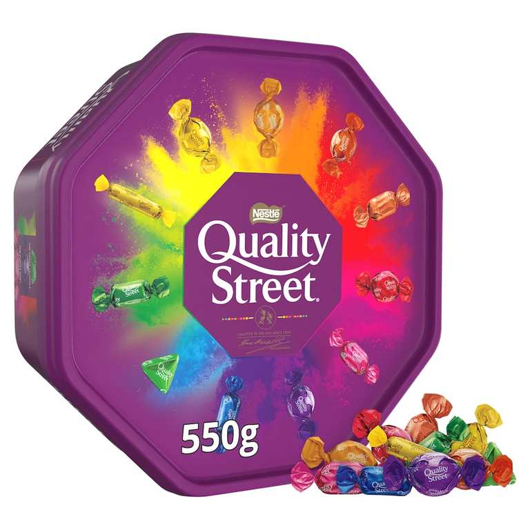 Quality Street Chocolate Tub 550g (Clubcard price)