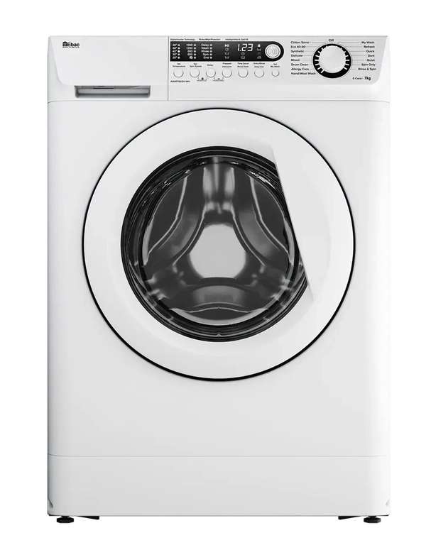 Ebac E-Care / 10kg / Hot Fill / 1600 RPM / 7 Year Warranty / Washing Machine Made in Britain