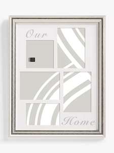 'Our Home' Multi-aperture Photo Frame, 5 Photo £6 (£3.50 delivery) @ John Lewis & Partners