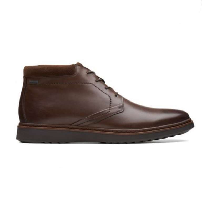 Clarks Men’s Geo Mid GORE-TEX Leather Boots (Sizes 6-12) - £60 With Code + Free Standard Delivery @ Clark’s Outlet