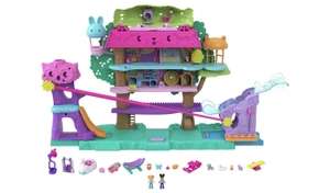 Polly Pocket Pet Adventure Treehouse Playset and Accessories free C&C