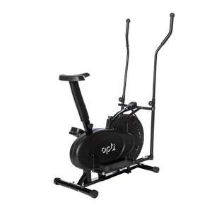 Opti 2 in 1 Air Cross Trainer and Exercise Bike - Free Click & Collect