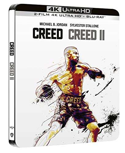Warner Bros Creed/Creed II Double Film Steelbook - 4K Ultra-HD + Blu-Ray