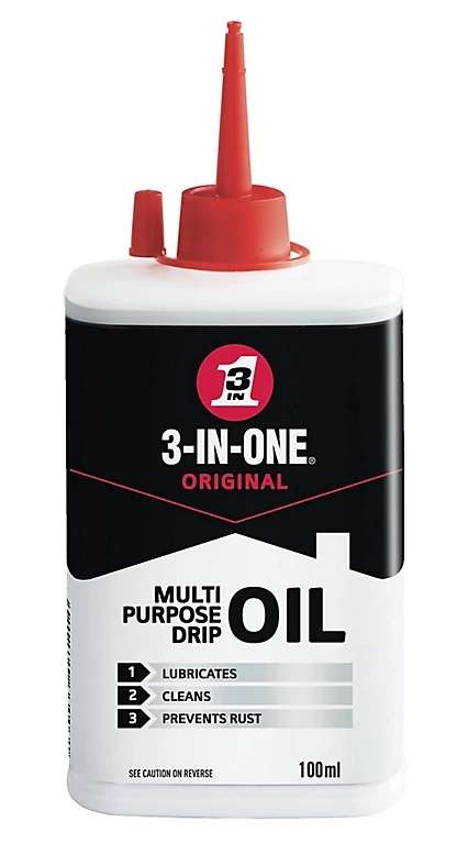 3 in 1 Multi-purpose Oil 100ml - £2.88 @ B&Q - free Click + Collect