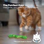 Petstages Orkakat Wiggle Worm Dental Catnip Cat Chew Toy, Assorted color