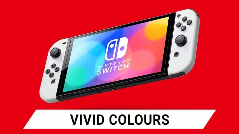 Nintendo Switch OLED White + Free C&C