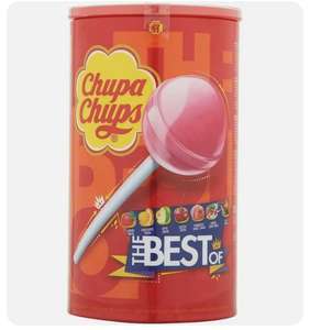 CHUPA CHUPS Best Of TUB Sweets Fun 100 Lolly Candy Strawberry Cream Cola Cherry - £12.20 (With Code) @ eBay / idoodirect