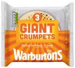 Warburtons Giant Crumpets 3 Pack - 55p @ Asda