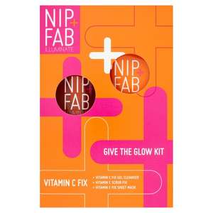 Nip & Fab Illuminate Vitamin C Fix Kit (Gel Cleanser, Scrub Fix, Sheet Mask) - £13.50 (Clubcard Price) @ Tesco