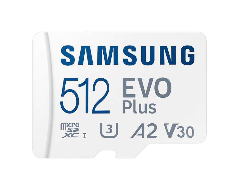 Evo Plus 512GB A2 microSD Card (2021) MB-MC512KA/EU513GB £45 delivered @ Samsung
