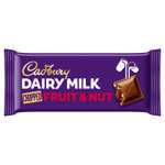 Dairy Milk Fruit & Nut 95g bar only 79p instore @ Farmfoods Blackburn