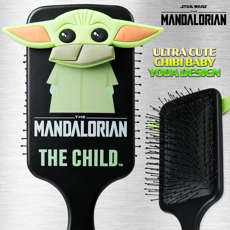 The Mandalorian Detangle Hair Brush £3.99 (+£4.99 Delivery) with voucher sold by Get Trend @ Amazon