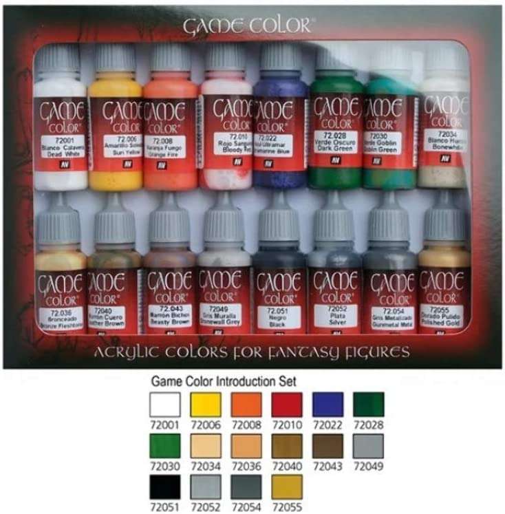 Acylicos Vallejo - 72299 - Acrylic 16 Colors for Fantasy Figures - £23.80 @ Amazon