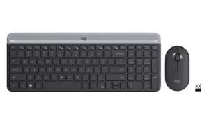 Logitech MK470 Slim Wireless Mouse and Keyboard ( free click and collect )