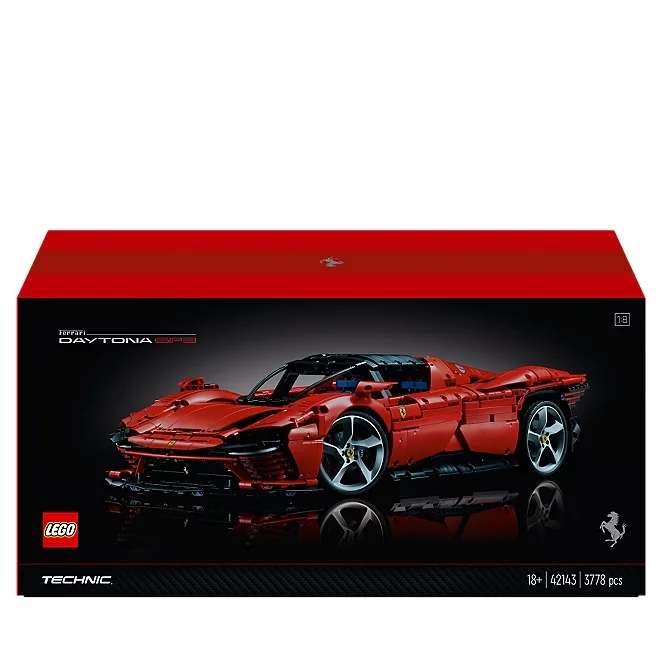 LEGO Technic: Ferrari Daytona SP3 Model Race Car Set (42143) Toys - Zavvi US