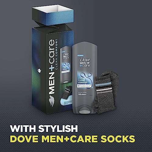 DOVE MEN + CARE Clean Comfort Bodywash and Socks