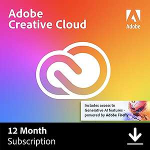 Adobe Creative Cloud All Apps | PC/MAC Sold by Amazon Media EU S.à r.l.
