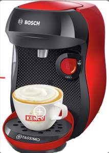 Tassimo by Bosch Happy Pod Coffee Machine Red/Grey/Cream/Black TAS1009GB Free C&C