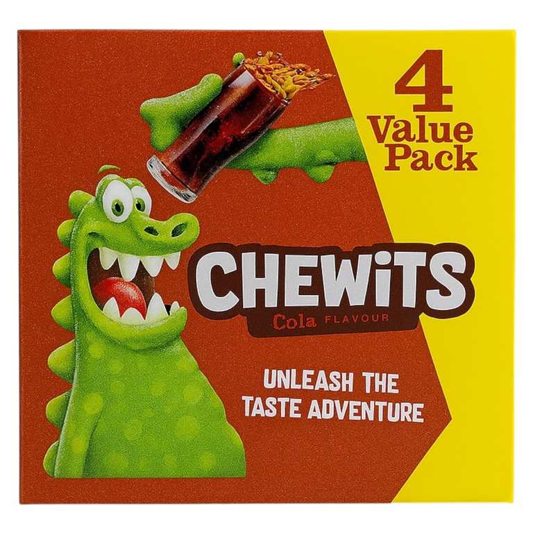 4 pack Cola Chewits 120g - Erdington