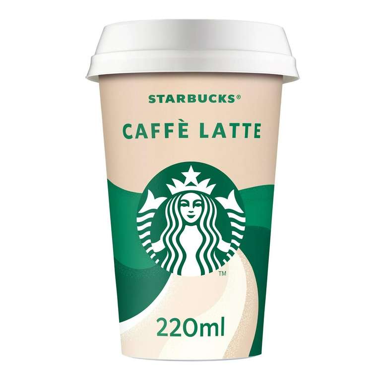 Starbucks 220ml Caffe Latte / Skinny Latte / Caramel Macchiato for £1 at Waitrose