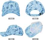 ECOMBOS Camouflage Baseball Cap Blue Sold by Roshan Limited / FBA