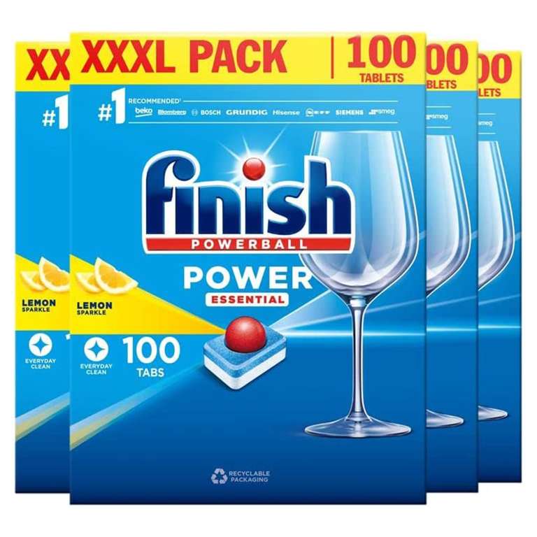 4 x 100 Finish Powerball All In One Deep Clean Dishwasher Tablets Lemon Sparkle £35.18 (UK Mainland) @ eBay Official Brand Outlet