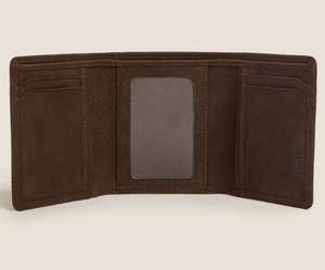 M&S Collection Leather Tri-fold Cardsafe RFID Protection Wallet (Brown) - £11.99 (Free Click & Collect) @ Marks & Spencer