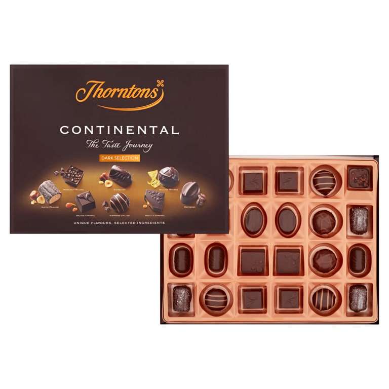 Thorntons Continental Dark Chocolates 264g