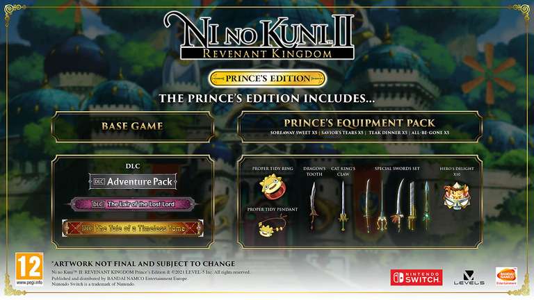Ni No Kuni II: Revenant Kingdom Prince's Edition (Nintendo Switch) £16.11 Delivered Using Code @ The Game Collection Outlet / eBay