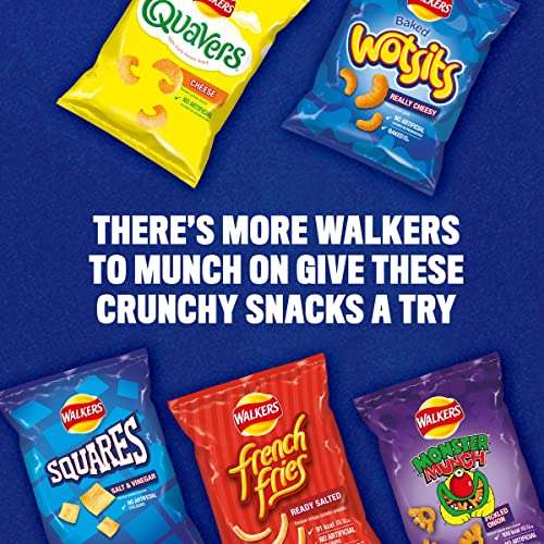 Walkers Crisps Wotsits Really Cheesy Snacks, 22.5g (Case of 32) - £10.91 (S&S £9.82 or less) @ Amazon